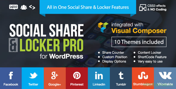 Social Share & Locker Pro WordPress Plugin v7.5