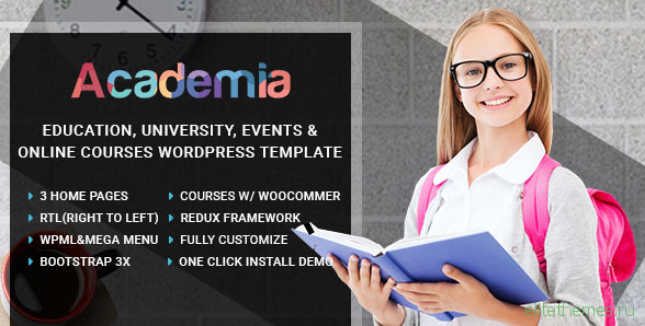 Academia v2.3 - Education Center WordPress Theme