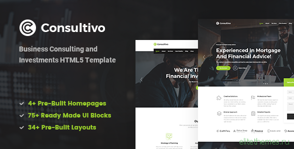 Consultivo - Business Consulting and Investments HTML5 Template