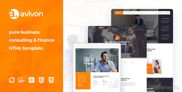 Avivon - Pure Business Consulting & Finance HTML5 Template