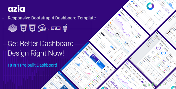 Azia - Responsive Bootstrap 4 Dashboard Template