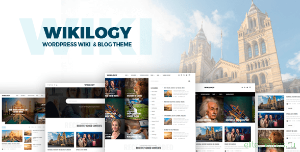 Wikilogy v1.2.1 - Wiki & Blog WordPress Theme