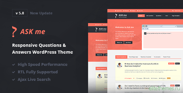 Ask Me v5.8 - Responsive Questions & Answers WordPress