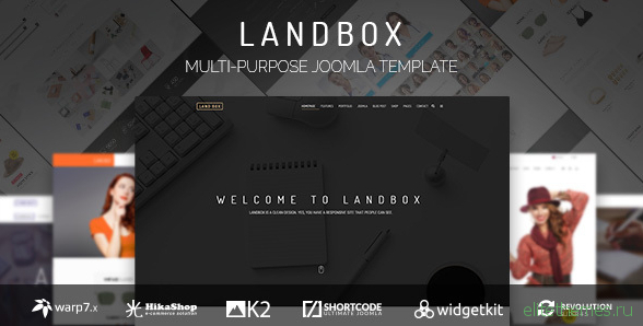 Landbox v1.3.5 - Multipurpose Joomla Template