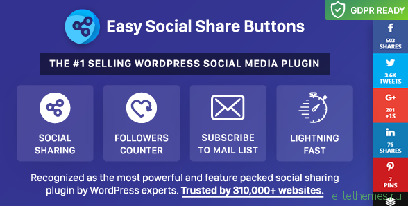 Easy Social Share Buttons for WordPress v6.0
