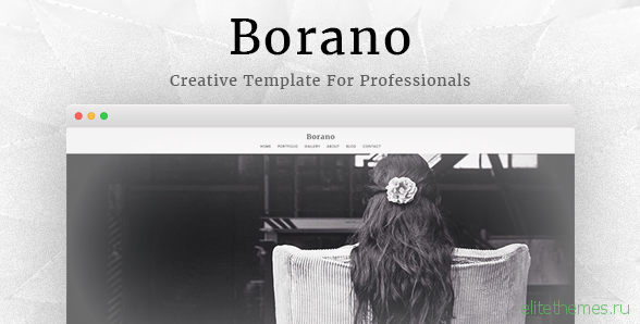 Borano v4.6 - Photography / Portfolio WordPress Theme
