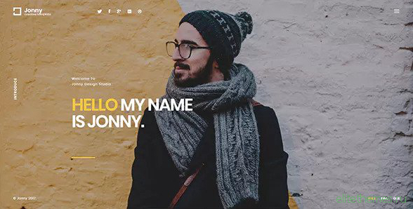 Jonny - One Page HTML Template