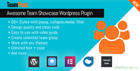 TeamPress v1.3 - Team Showcase plugin