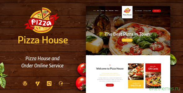 Pizza House v1.2 - Restaurant / Cafe / Bistro WordPress Theme