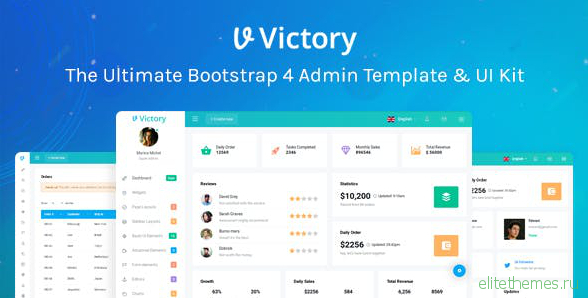 Victory - Bootstrap 4 Admin Template
