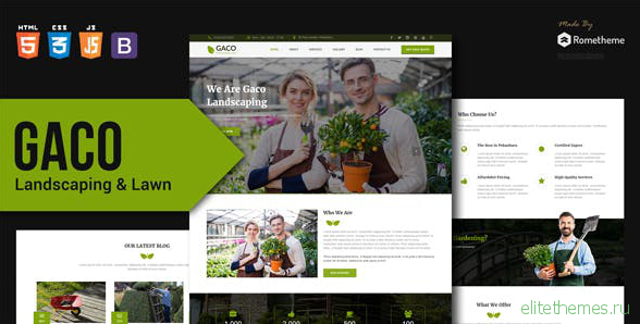 Gaco v1.0 - Landscaping & Gardening HTML Template