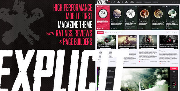 Explicit v2.6 - High Performance Review/Magazine Theme