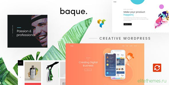 Baque v1.0.4 - Multipurpose Onepage Creative WP Theme