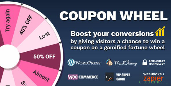 Coupon Wheel For WooCommerce and WordPress v2.7.0