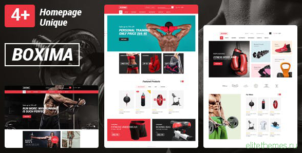 Boxima v1.0 - Sport OpenCart Theme (Page Builder Layouts)