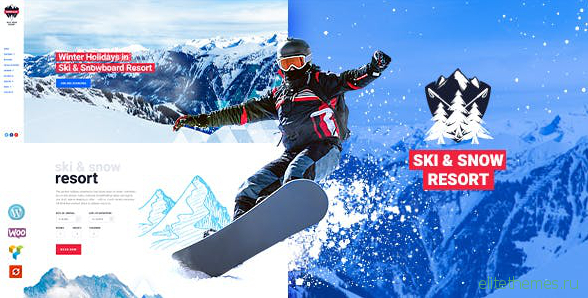 Snow Club v1.1 - Ski Resort and Snowboard Classes WordPress Theme