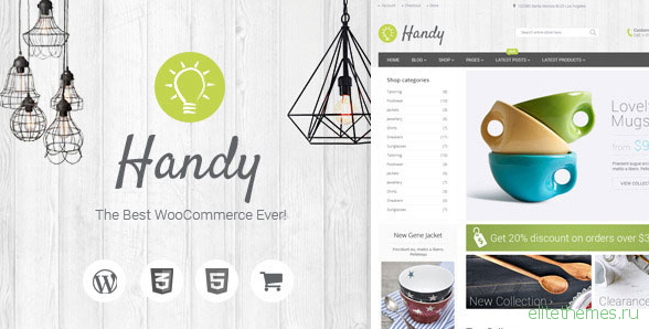 Handy v5.0.14 - Handmade Shop WordPress WooCommerce Theme