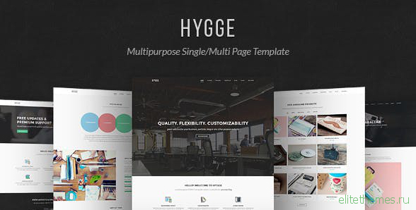 Hygge v1.0.5 - Multipurpose Single/Multi Page Template
