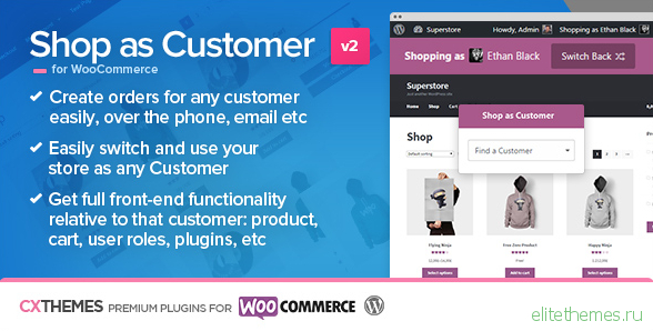 Shop as Customer for WooCommerce v2.15