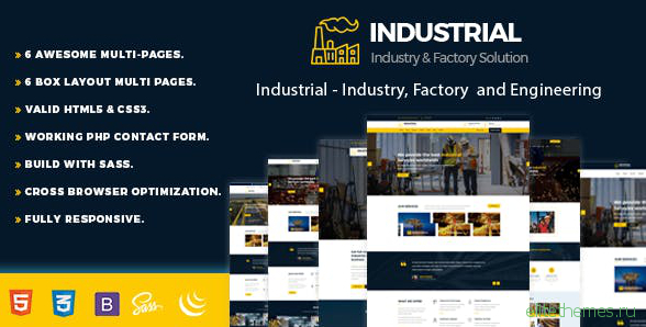 Industrial v1.0.0 - Industry, Factory and Engineering Template