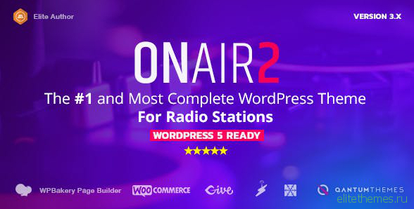Onair2 v3.3.8 - Radio Station WordPress Theme