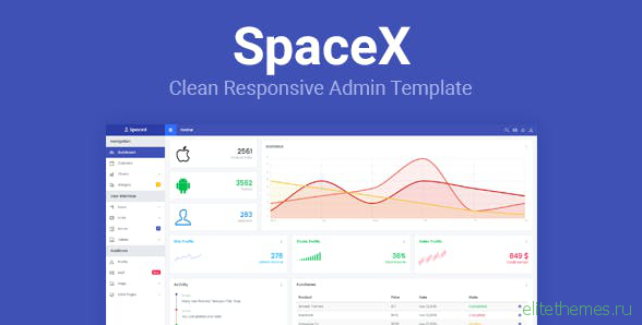 SpaceX v1.0 - Bootstrap Admin Template