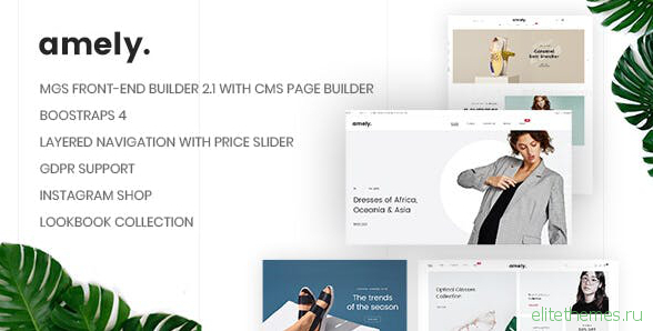 Amely v1.0.9 - Clean & Modern Magento 2 Theme