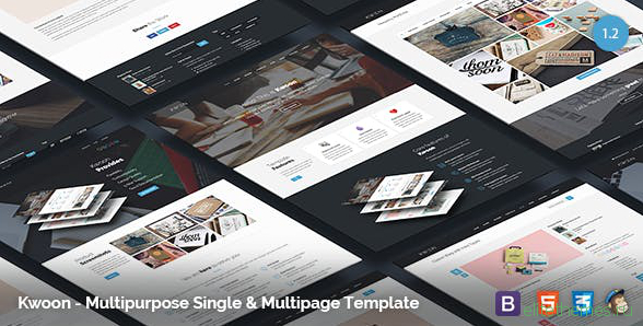 Kwoon v1.2.6 - Multipurpose Single/Multi-page Template