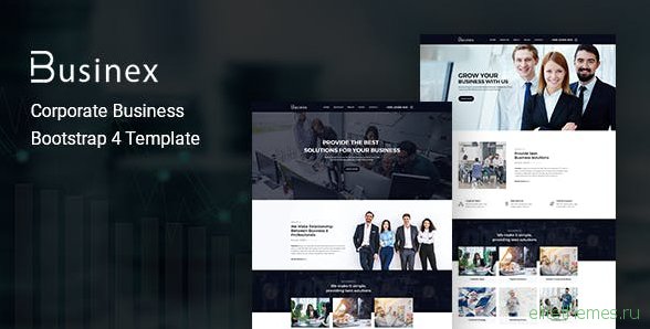 Businex v1.0 - Corporate Business Bootstrap4 Template