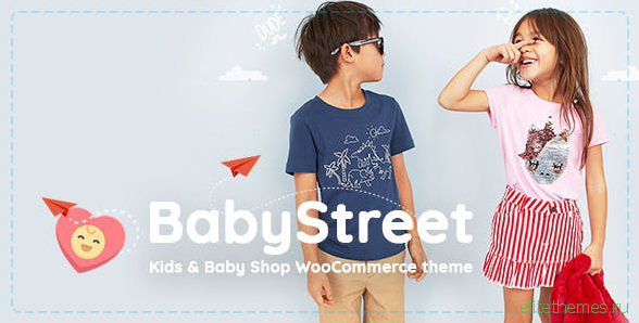 BabyStreet v1.1.0 - WooCommerce Theme for Kids Stores and Baby Shops Clothes and Toys