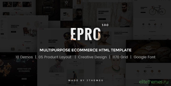 ePro - Multipurpose Ecommerce Template with RTL version