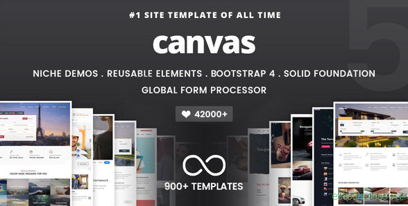 Canvas v5.9 - The Multi-Purpose HTML5 Template