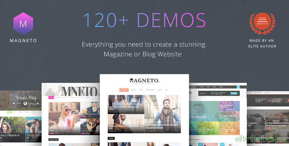 Magneto v1.2 - ECommerce Multi Concept Newspaper / News / Magazine / Blog WordPress Theme