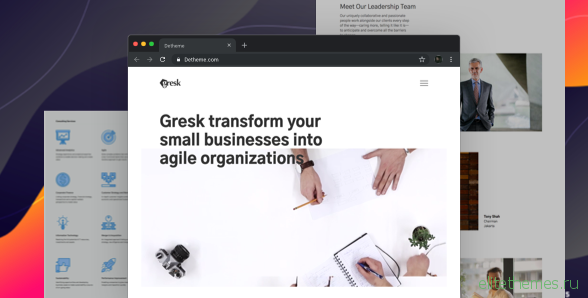 Gresk v1.0 - Premium HTML templates for Business and Management Consulting Company