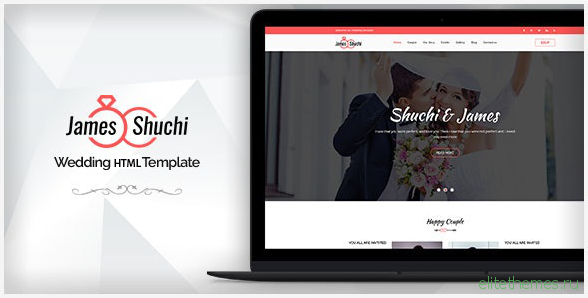 James & Shuchi - Wedding HTML Template