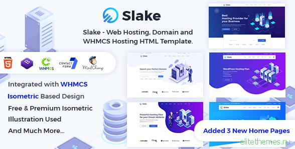 Slake v2.0 - Web Hosting, Domain and WHMCS Hosting HTML Template
