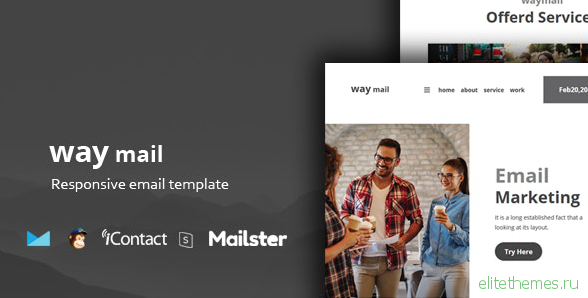 Way Mail - 30+ Modules + Online Access + Mailster + MailChimp