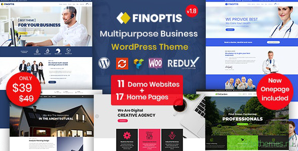 Finoptis v1.8 - Multipurpose Business WordPress Theme