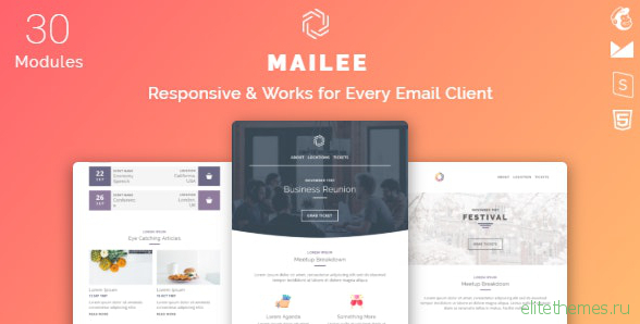 Mailee v1.0 - Responsive Multipurpose Email Template