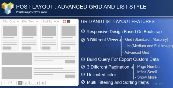 Advance Post Grid/List with custom filtering for VC v4.0