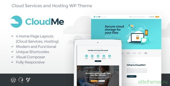 CloudMe v1.2.2 - Cloud Storage & File-Sharing Services WordPress Theme