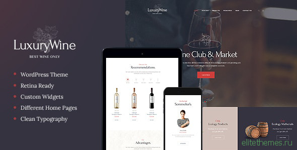 Luxury Wine v1.1.3 - Liquor Store & Vineyard WordPress Theme + Shop