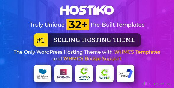 Hostiko v33.0.0 - WordPress WHMCS Hosting Theme