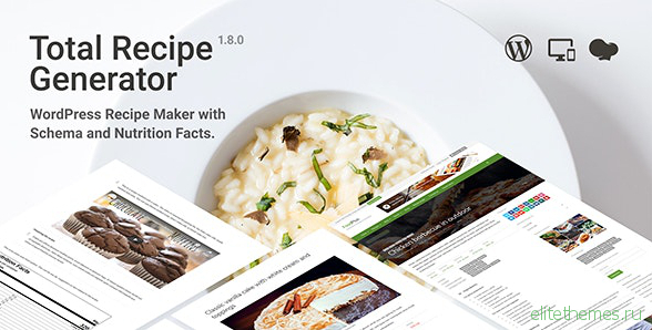 Total Recipe Generator v1.8.0 – WordPress Recipe Maker with Schema and Nutrition Facts