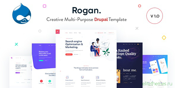 Rogan v1.5 - Creative Multi-Purpose Drupal 8 Theme