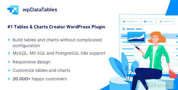 wpDataTables v2.7.2 – Tables and Charts Manager for WordPress