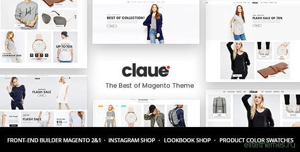 Claue v1.8.4 - Clean, Minimal Magento 2 and 1 Theme