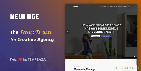 New Age v1.0.0 - Creative Agency Joomla Template