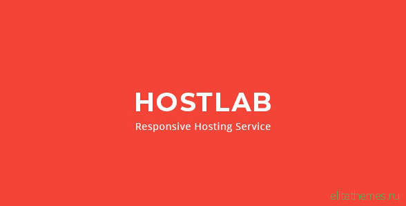 HostLab v3.0 - Responsive Hosting Service With WHMCS Template