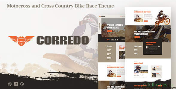 Corredo v1.1.2 - Bike Race & Sports Events WordPress Theme